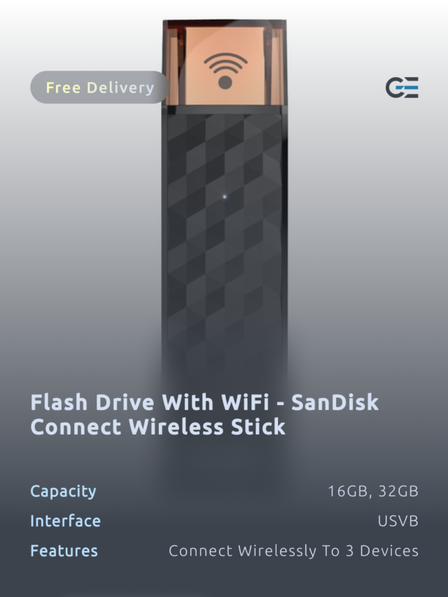 SANDISK Flash Drive With WiFi – SanDisk Connect Wireless Stick – 16GB, 32GB