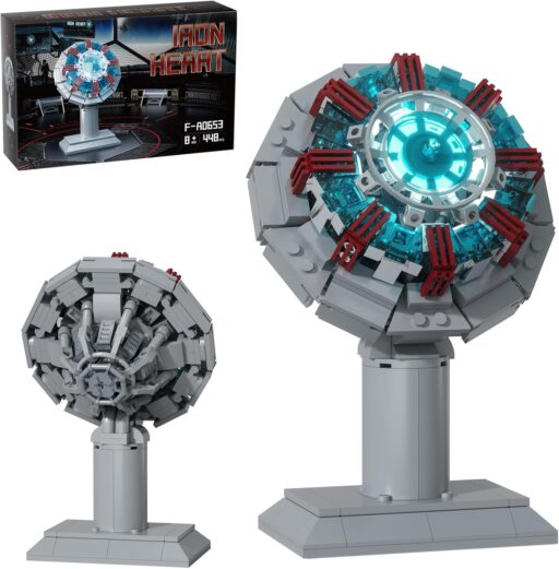 Arc Reactor Building Blocks Set - Arc Reactor with LED Light - Iron Man Arc Reactor