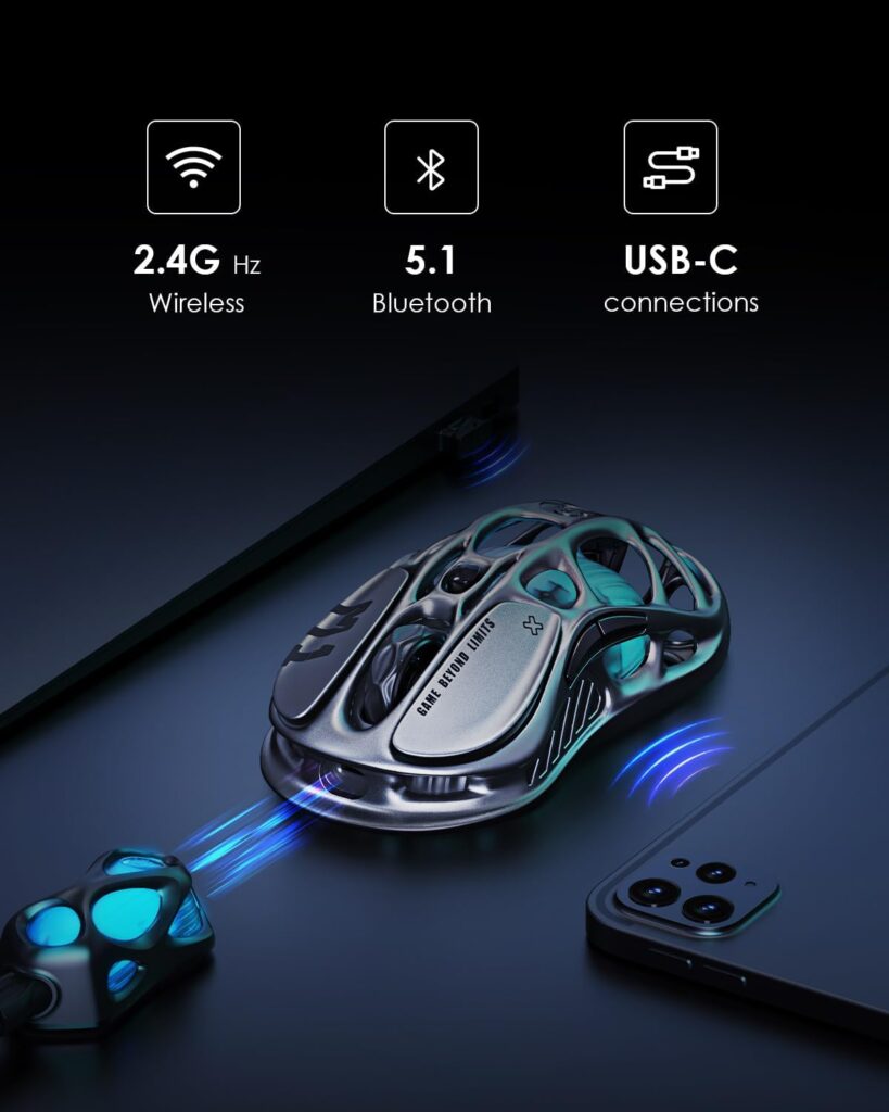 GravaStar Mercury M1 Pro - Skeleton Gaming Mouse