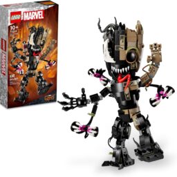 LEGO Marvel Venomized Groot - Transformable Marvel Toy for Play and Display, LEGO Marvel Action Figure from Guardians of the Galaxy Movie