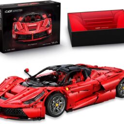 MISINI LaFer Supercar Building Set - Collectible Motorsport MOC Car Toy - Fake Ferrari LaFerrari LEGO - Highly Detailed