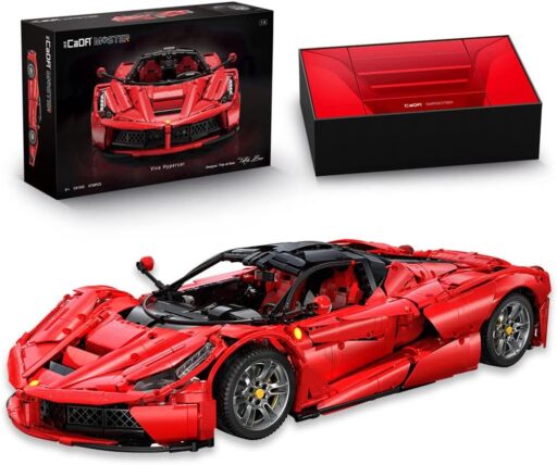 MISINI LaFer Supercar Building Set - Collectible Motorsport MOC Car Toy - Fake Ferrari LaFerrari LEGO - Highly Detailed