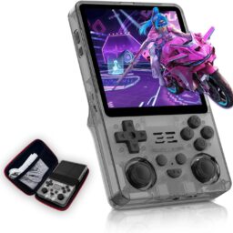 RTELETRIC Retro Handheld Game Console - Multiplayer - Portable Gaming Console - Supports HD and TV Output