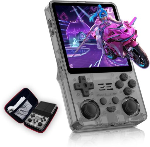 RTELETRIC Retro Handheld Game Console - Multiplayer - Portable Gaming Console - Supports HD and TV Output