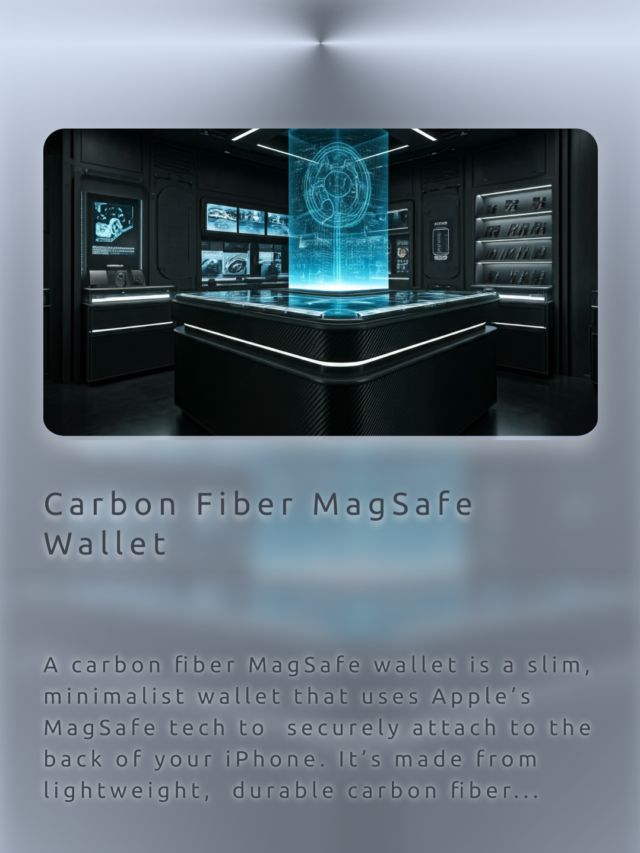 Carbon Fiber MagSafe Wallet – What is Carbon Fiber? and What is MagSafe?