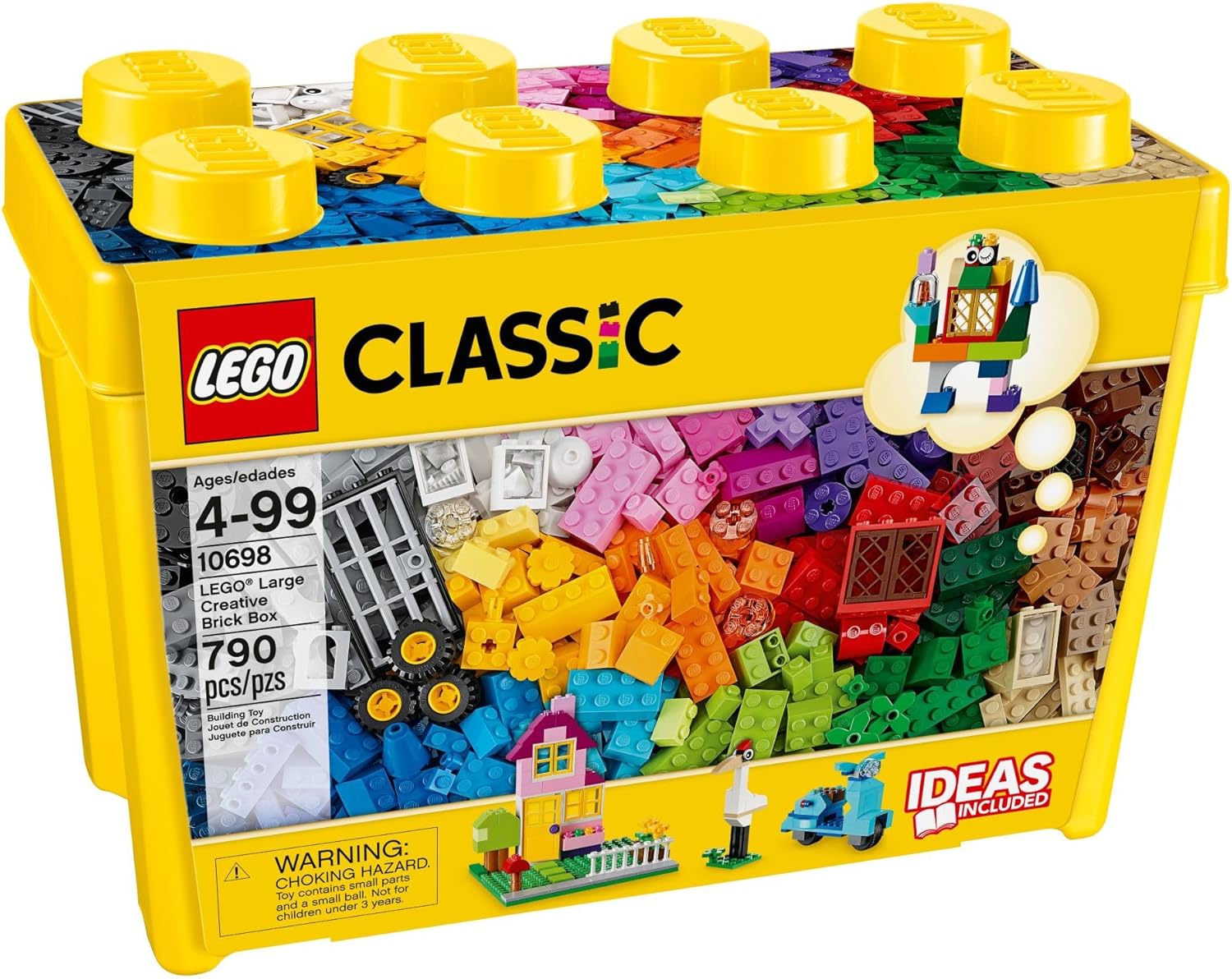 LEGO Classic Large Creative Brick - LEGO 790 Pieces, 33 Colors