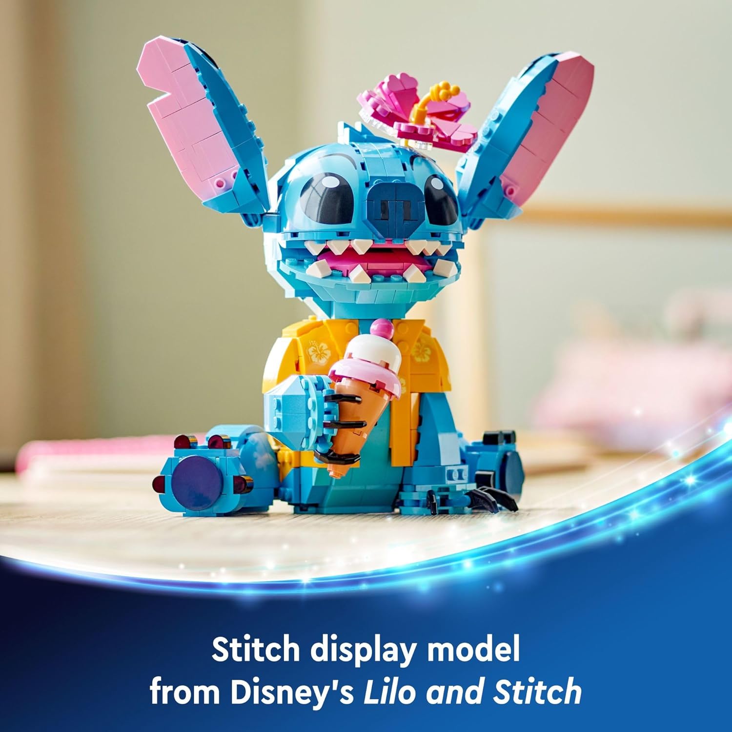 LEGO Disney Stitch - Buildable Figure with Ice Cream Cone - Movie Lilo and Stitch LEGO