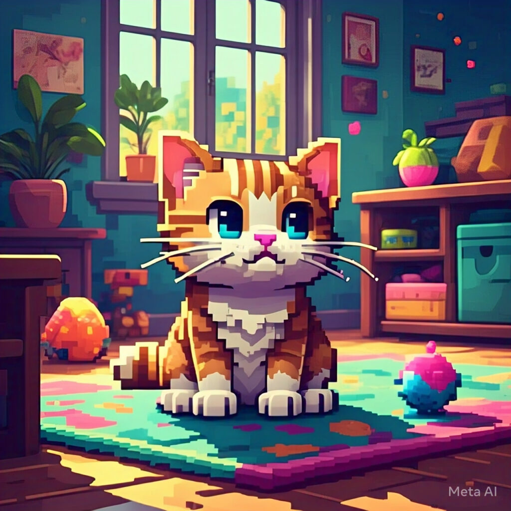 Cat Pixel Art