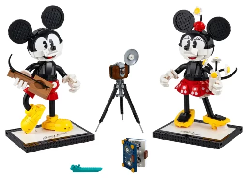 LEGO Disney Mickey Mouse and LEGO Disney Minnie Mouse - Classic Style Mickey Mouse Collectible - Cool LEGO Set #43179