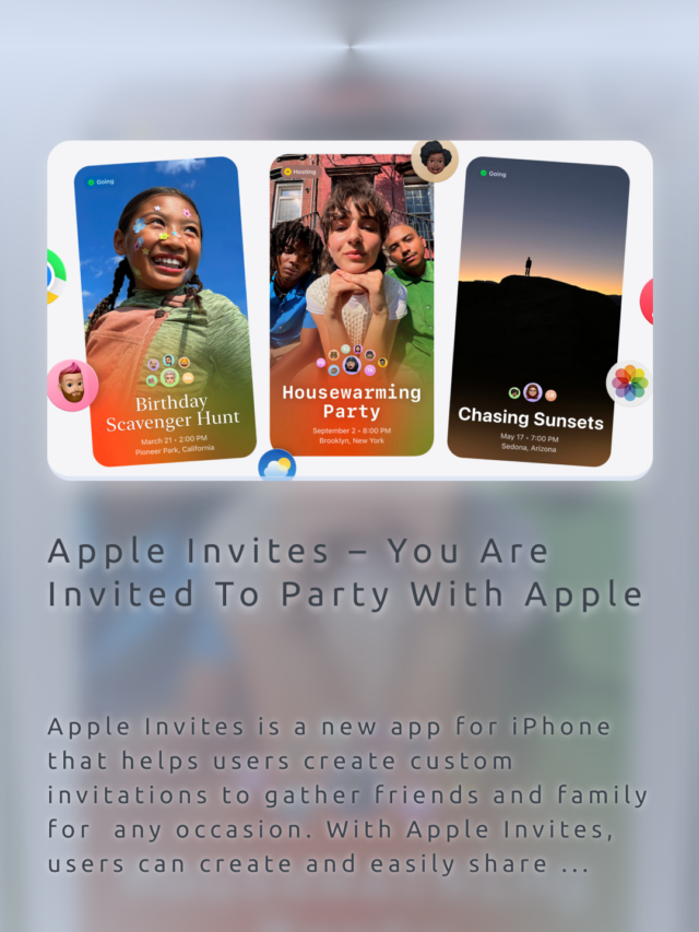 Apple Invites – You Are Invited To Party With Apple Powered By Apple Intelligence