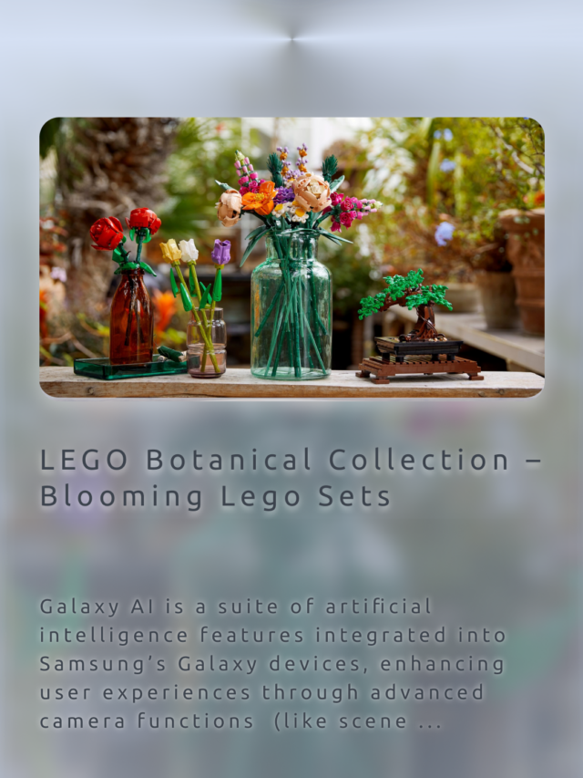 Blooming Lego Sets – LEGO Botanical Collection