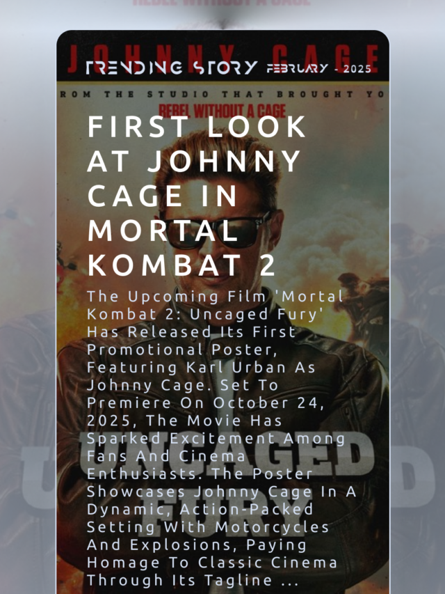 First Look at Johnny Cage in Mortal Kombat 2